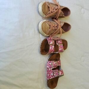 Two little girls shoes​​​​​
